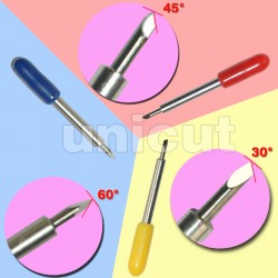 9 Pcs cutting blades(30 degree 45 degree 60 degree) for vinyl cutting plotter 
